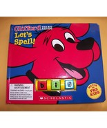 Clifford Scholastic Book Toy Big Red Dog Let&#39;s Spell Education Fun Play ... - $16.87 CAD