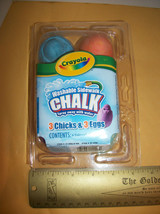 Crayola Holiday Craft Kit Easter Sidewalk Chalk Art Washable Supplies Egg Chick - £3.78 GBP