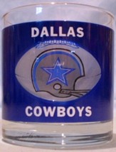 HouzeArt See Thru Football Glass Dallas Cowboys - $10.00