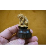 (TB-PANTH-2) Panther Mountain Lion shed ANTLER figurine Bali detailed ca... - $1,026.18 MXN