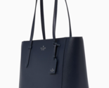 Kate Spade Schuyler Navy Blue Tote Handbag K7354 Purse Bag Charm NWT $35... - £108.24 GBP