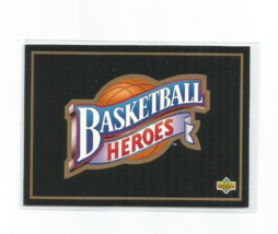 Basketball Heroes Header 1992-93 Upper Deck Basketball Heroes Insert #Nno - £7.42 GBP