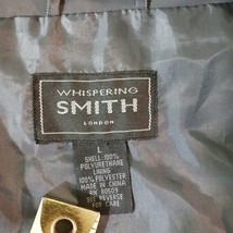 Whispering Smith Men's Gray Full Zip Pockets Jacket Size Large image 4