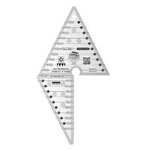 Creative Grids 2 Peaks in 1 Triangle Quilt Ruler - CGR2P1 - £47.12 GBP