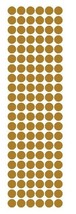 3/8&quot; Gold Round Vinyl Color Code Inventory Label Dot Stickers - $1.98+