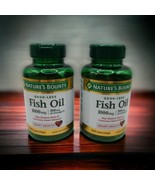 2x Natures Bounty Odor-less Fish Oil 1000mg 300mg Omega-3 EXP 3/25 120 S... - £23.42 GBP