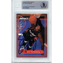 Tim Hardaway Miami Heat Auto 1999 Skybox Basketball On-Card Autograph Beckett - £70.39 GBP
