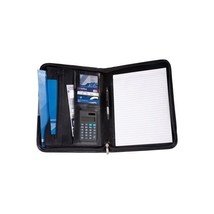 Cescahide A4 Deluxe Zipped Bonded Leather Conference Folder with Calcula... - $63.00