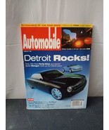 AUTOMOBILE CAR MAGAZINE 2001 FEBRUARY DETROIT CAR SHOW THUNDERBIRD CONCEPT  - £9.85 GBP