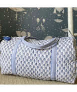 Quilted Cotton Weekender Travel Bag, Handmade Quilted Fabric Duffle Bag, - $30.20+