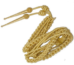 NEW CP Brand GOLD AIGUILLETTE, BRITISH OFFICERS NEW - High Quality - £50.97 GBP