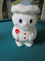 McCOY Pillsbury Poppin Fresh Dough Boy Cookie Jar 1970S w/apron BOBBY TH... - £97.11 GBP