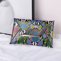Exquisite PU Leather Women Clutch Bags Female   Pattern Evening Bags Casual Ladi - £116.22 GBP