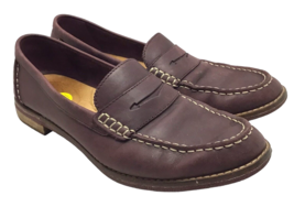 Sperry Womens Size 9 Seaport Penny Loafer Brown Leather Shoes Cognac Loa... - $35.09