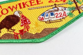 Vintage Cowikee Lodge 224 OA Order Arrow WWW Boy Scouts America Flap Patch - £9.17 GBP