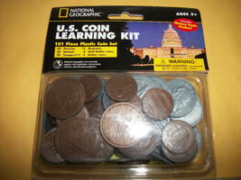 Education Gift RoseArt Kit National Geographic United States Coin Money Set New - £7.61 GBP