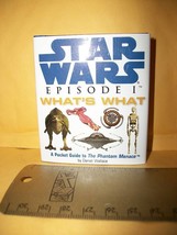 Star Wars Phantom Menace Book Episode I Pocket Guide What Mini Hardcover Manual - £3.72 GBP