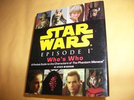 Star Wars Phantom Menace Book Episode I Pocket Guide Who Mini Hardcover Manual - £3.80 GBP