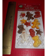 Wilton Holiday Food Craft Tool Gingerbread Men Candy Mold Christmas Acti... - $177.89 MXN