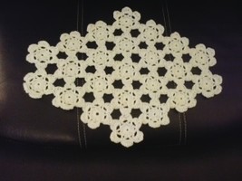 Cotton Doily Crocheted White - $15.00