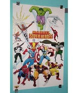 1989 MARVEL POSTER:WOLVERINE/DAREDEVIL/PUNISHER/THOR/IRONMAN/HULK/AVENGE... - £44.75 GBP