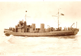 US Coast Guard Cutter WWII Era USCG Real Photo Postcard RPPC - $18.71