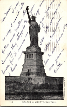 Statue of Liberty, New York City, New York,  vintage postcard 1906 (B11) - £7.72 GBP