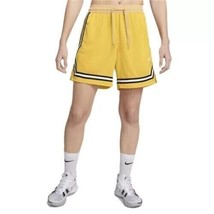 Nike Womens Dri-Fit Fly Crossover Basketball Shorts Yellow DH7325-709 Me... - $39.99