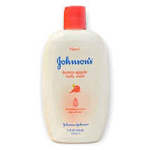 Johnson&#39;s Honey Apple Baby Wash 15 oz.  ORIGINAL FORMULA ~SEALED - £28.30 GBP