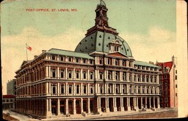 St Louis Mo - Post OFFICE-ANTIQUE 1908 Divided Back Postcard BK58 - £3.92 GBP