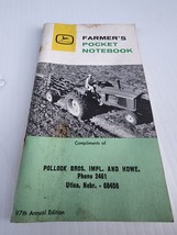 1964-1965 John Deere Farmer&#39;s Pocket Notebook 97th Annual Edition Utica, NE - $13.85