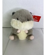 Aurora World Nanigans Gray Squirrel Rolly Pet Plush Stuffed Animal Toy 2016 - £55.48 GBP