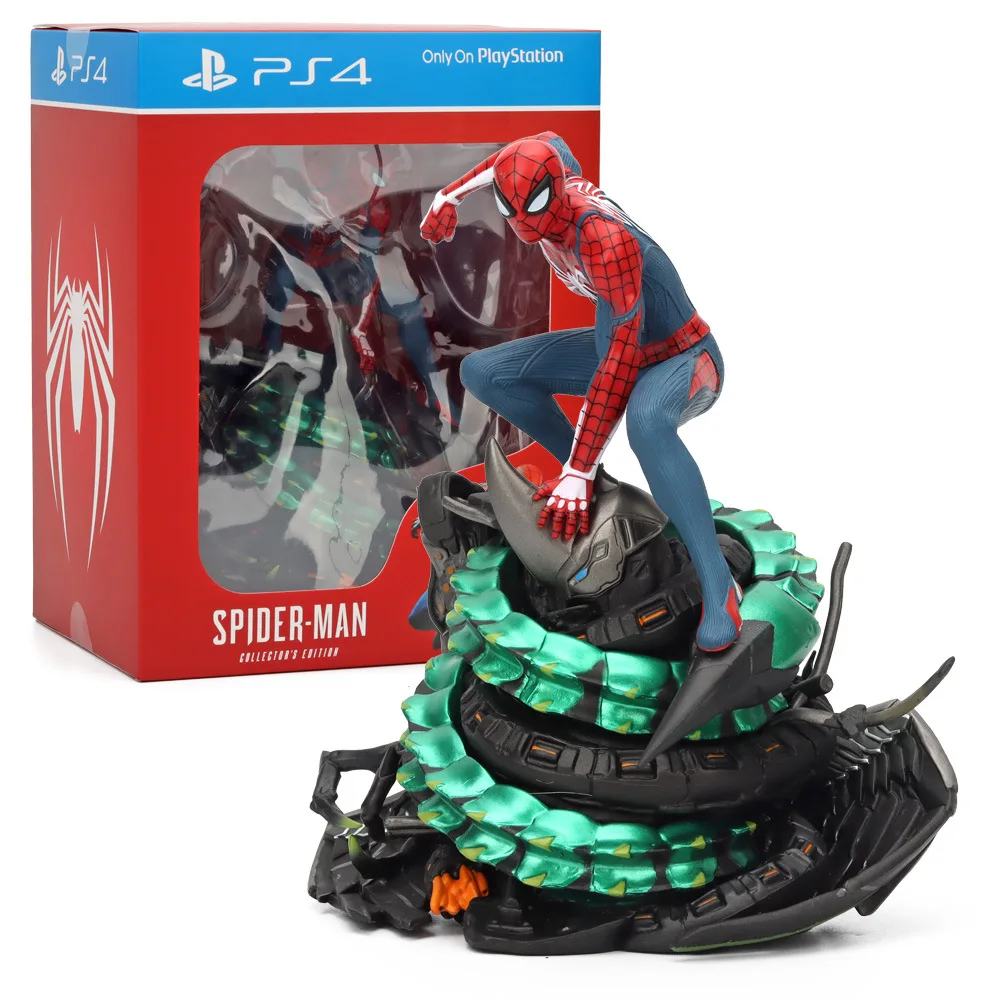Marvel Collectible Toys 19cm Statue PS4 Edition Spiderman Figure - £34.10 GBP+