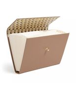 U Brands Recycled Pleather Expandable File 13 Pocket Letter Size Light B... - $312.69 MXN