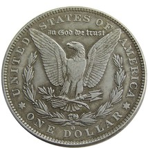 1882 Year Us Morgan Silver Dollar Foreign Copy Commemorative Coin - £6.46 GBP
