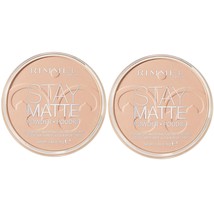 (2 Pack) NEW Rimmel Stay Matte Pressed Powder Natural 0.49 Ounces - £11.00 GBP