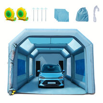 VEVOR 23x13x8.5ft Inflatable Paint Booth, Inflatable Spray Booth, 110V, ... - $575.90