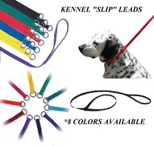 6 Pc Lot Dog Nylon Grooming Quick Fit Adjustable Kennel Leads No Slip Lead Leash - £31.26 GBP