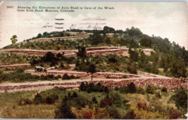 Six Elevations of Auto Road to Cave of the Winds Colorado Postcard Posted 1922 - £5.47 GBP