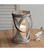 Small Tin Lantern with glass chimney - €25,95 EUR