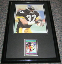 Carnell Lake Signed Framed 11x17 Photo Display Steelers UCLA - £51.43 GBP