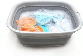Collapsible Tub - Foldable Dish Tub - Portable Washing Basin - Space Saving - £25.62 GBP