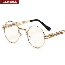 PEEKABOO - Original clear fashion gold round frames eyeglasses for women... - £55.82 GBP