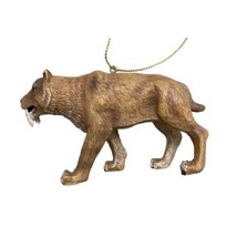 Kurt Adler Ornament Resin Saber Tooth Tiger Christmas Wild Cat - £11.19 GBP