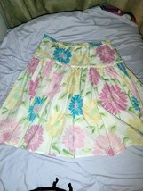 Lilly Pulitzer Vintage White Tag Women&#39;s Floral Skirt Skirt Size S - £34.05 GBP