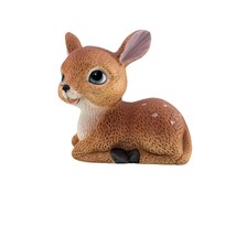 Vintage Homco Home Interiors Deer Fawn Porcelain Figurines #1473 - £10.68 GBP