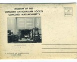 Concord Antiquarian Museum Folder Massachusetts FIREPLACES - £10.90 GBP
