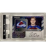 Nathan Mackinnon 2023 Edge Icons Gen Stars Ink Series Graded Colorado Card - $18.49