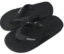 RBX Active Womens Core Summer Basic Printer Flip Flop Black/black Size 11-12 - £12.59 GBP