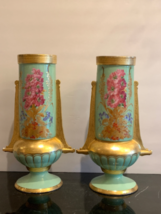 Impressive Fine Pair of Antique Hand Painted Old Paris Porcelain Vase - £425.91 GBP